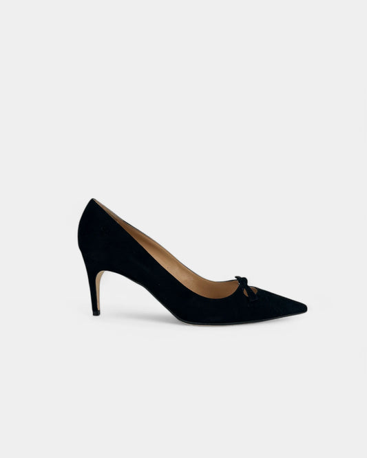 Escarpins noirs en suède - 40.5 EU / 10.5 US