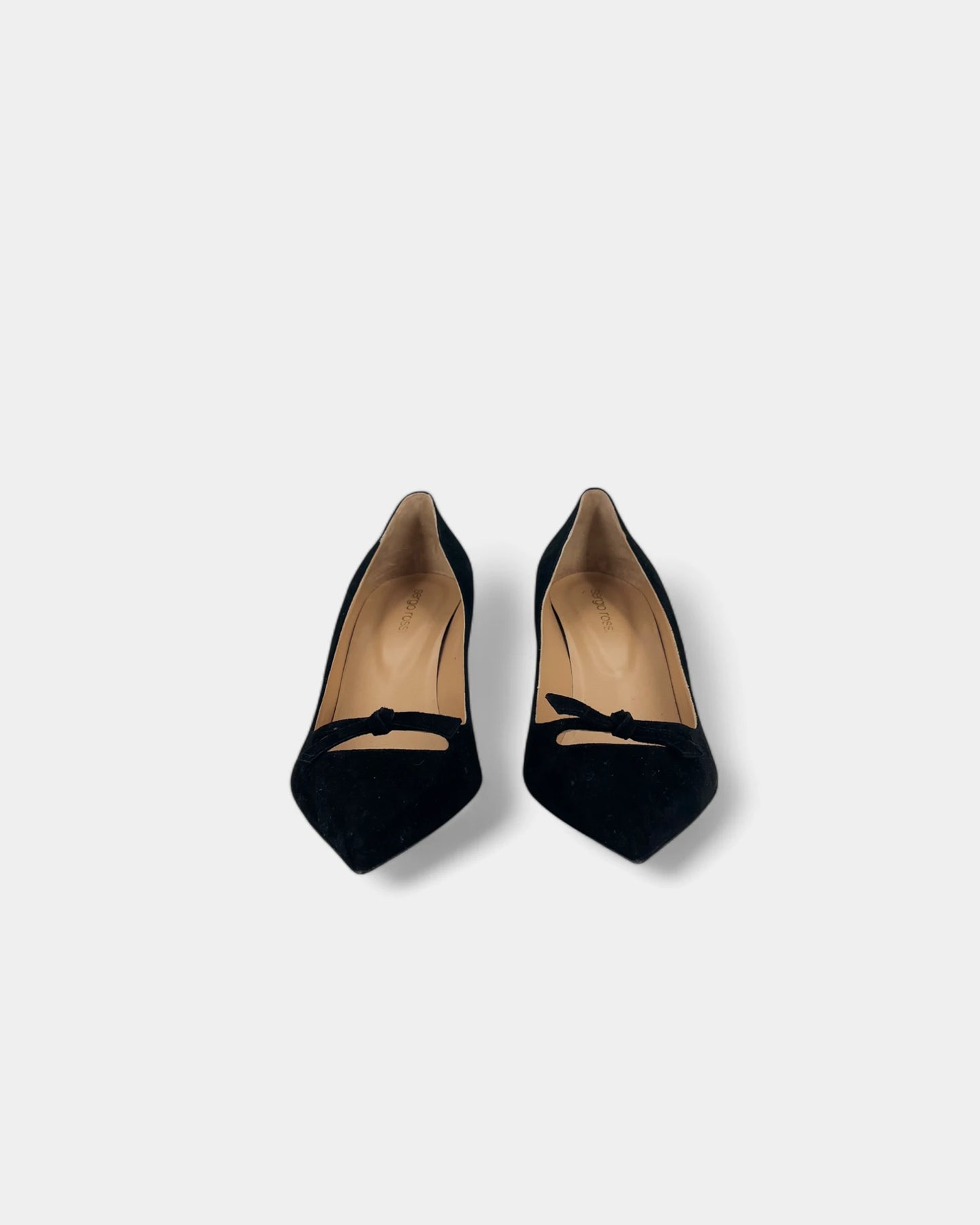Escarpins noirs en suède - 40.5 EU / 10.5 US