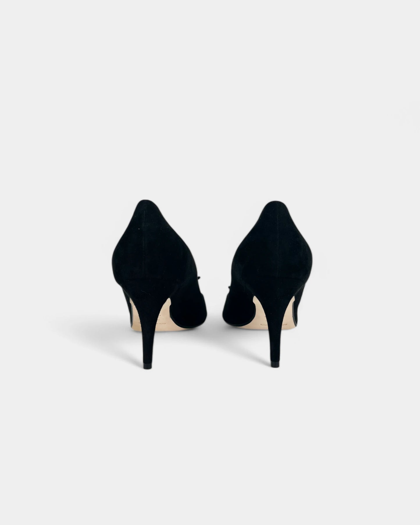 Escarpins noirs en suède - 40.5 EU / 10.5 US