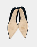 Escarpins noirs en suède - 40.5 EU / 9.5 US