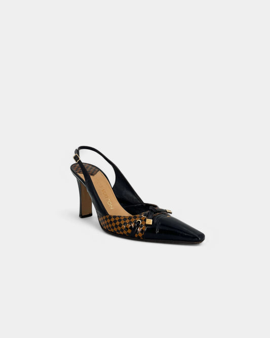 Slingbacks marrons - 38.5 EU / 8.5 US
