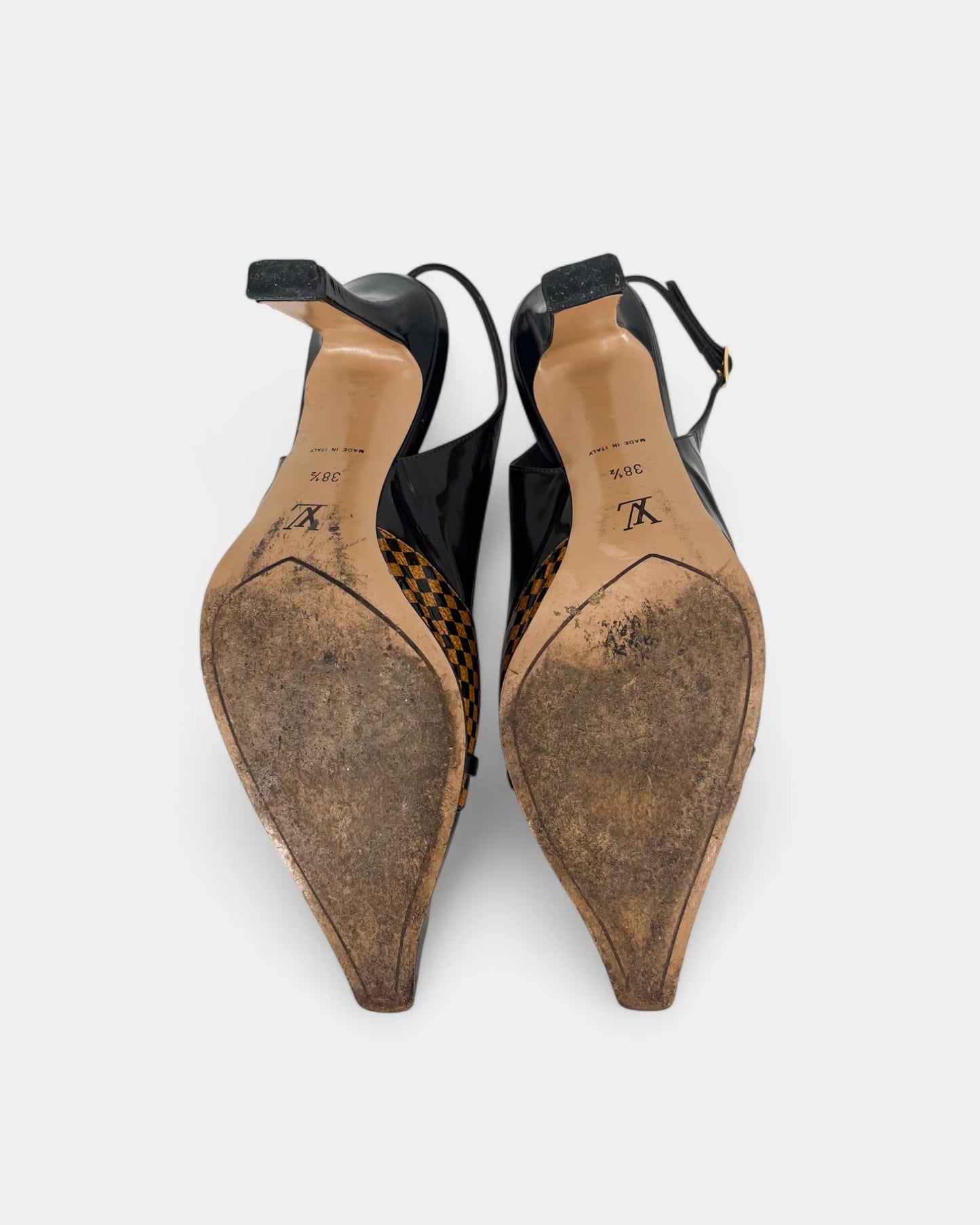 Slingbacks marrons - 38.5 EU / 8.5 US
