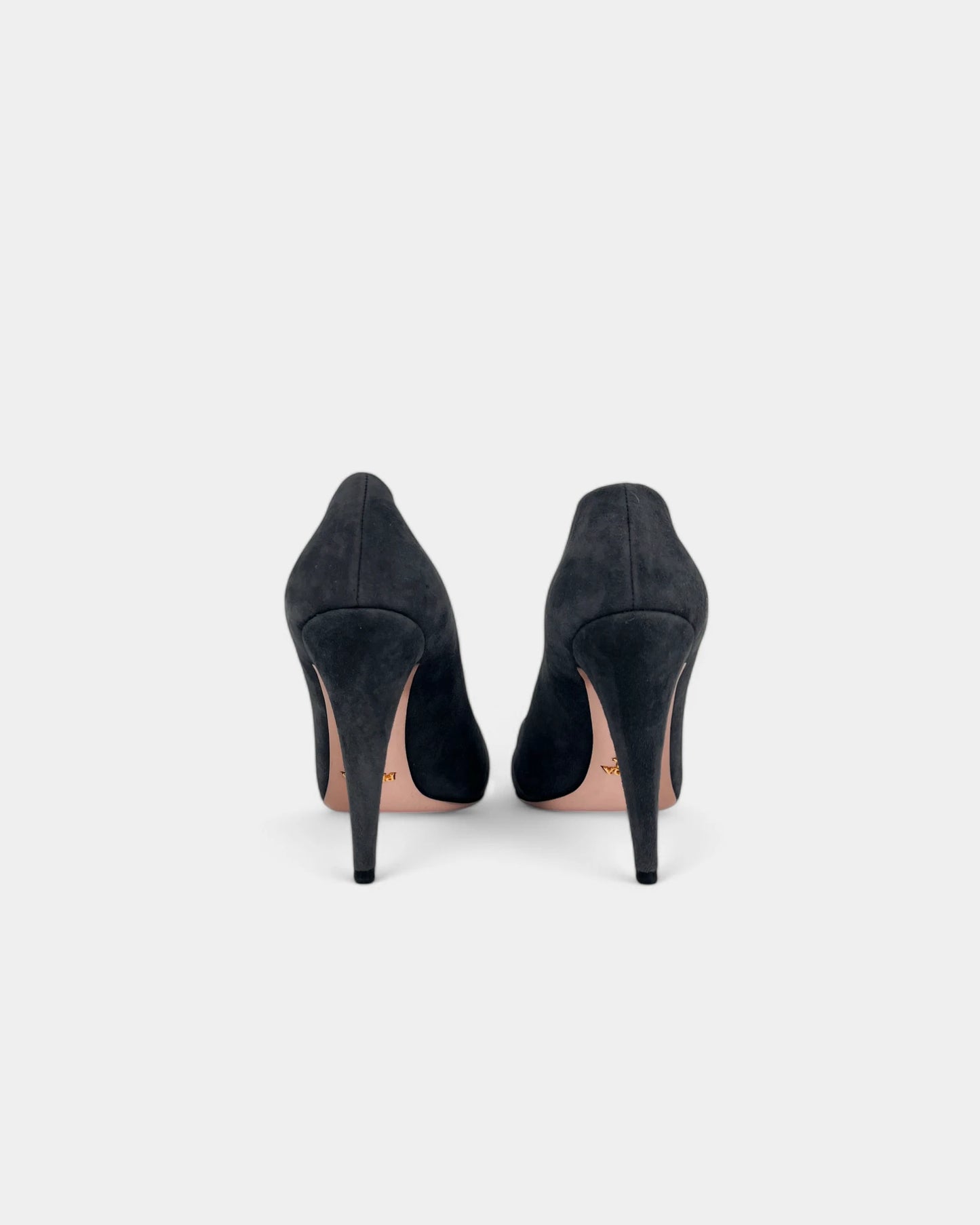Escarpins gris en suède - 35 EU / 5 US