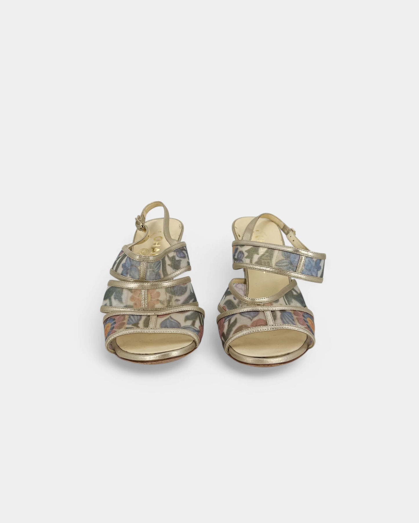 Slingbacks dorées - 37 EU / 7 US