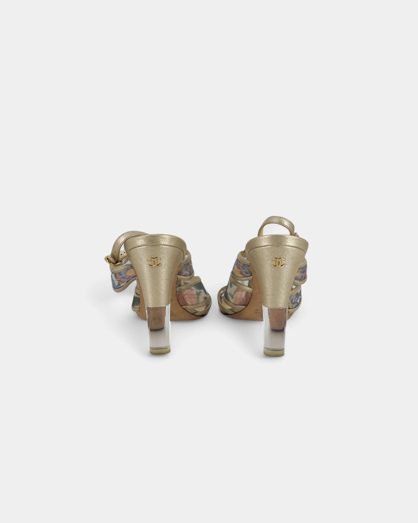 Slingbacks dorées - 37 EU / 7 US