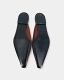 Brown and blue flat mules - 38 EU / 7 US