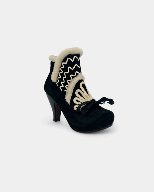 Bottines noires et blanches - 36 EU / 6 US