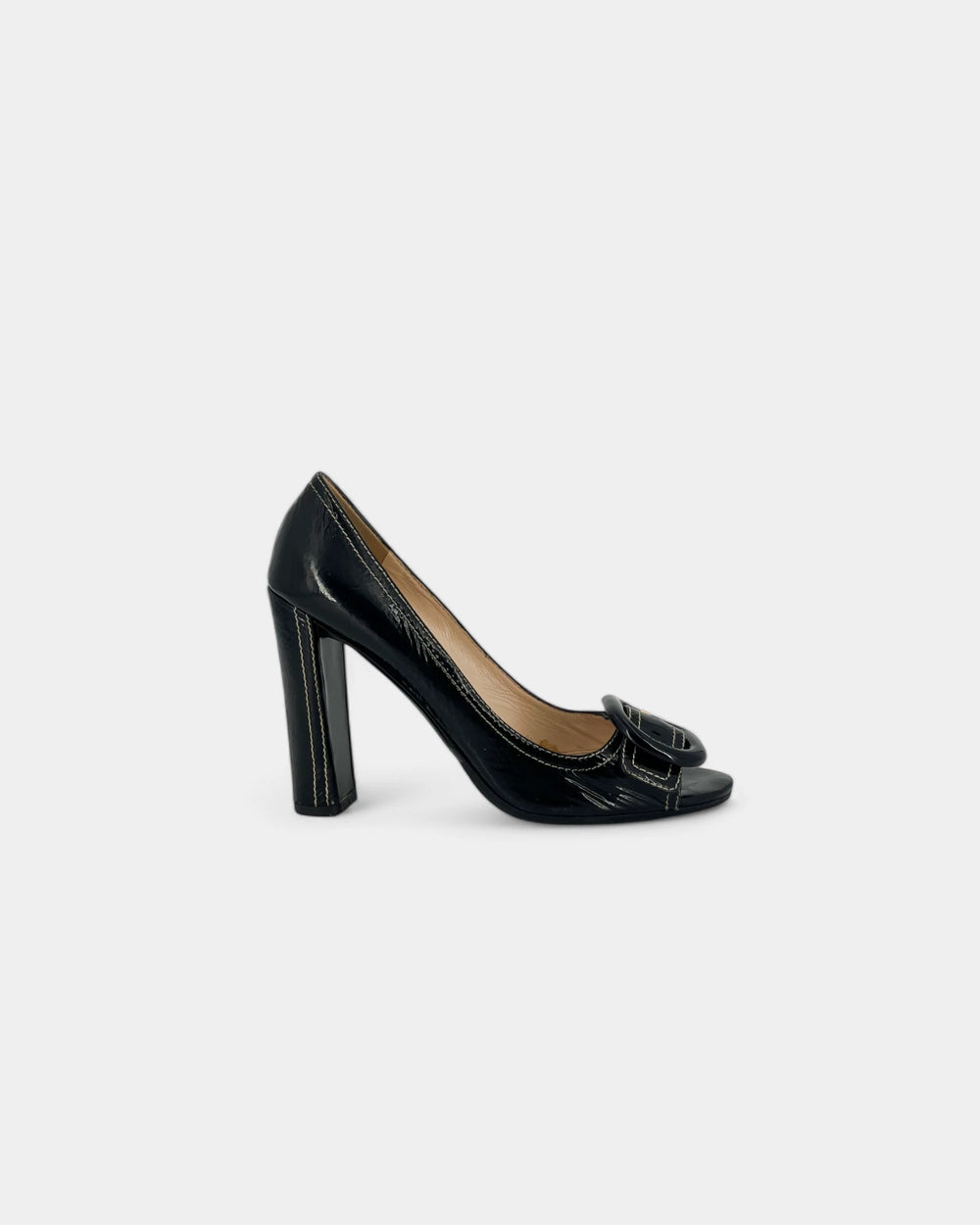 Escarpins noirs à boucles - 39 EU / 9 US