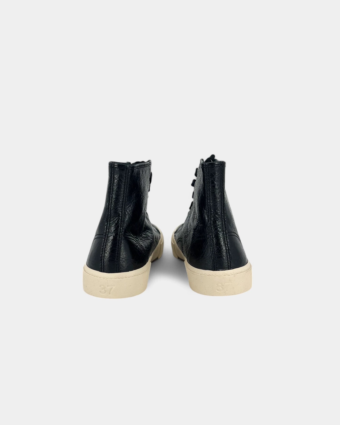 Sneakers blanches et noires - 37 EU / 6 US