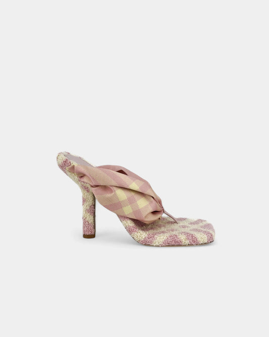 Mules roses et crèmes - 39 EU / 9 US