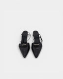 Escarpins en cuir noir