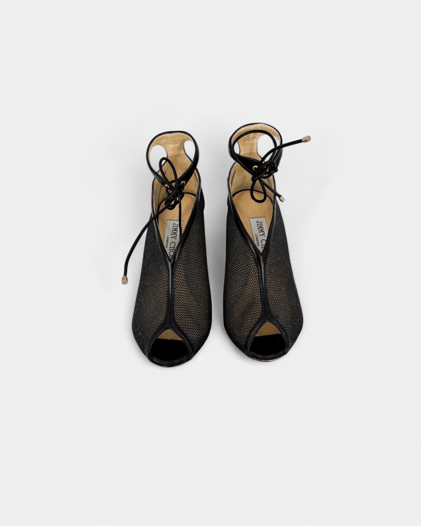 Escarpins bout ouvert noir