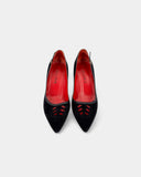 Escarpins noir en daim