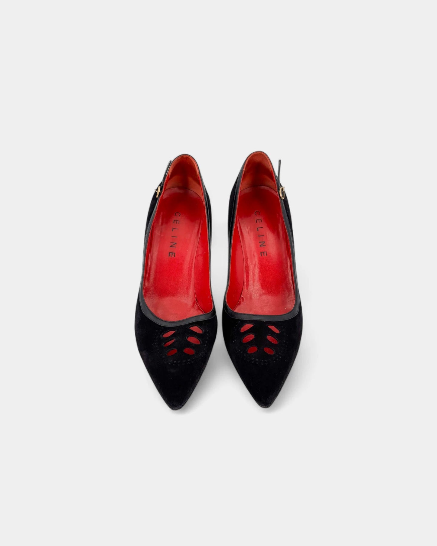 Escarpins noir en daim