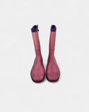Bottes en caoutchouc rose